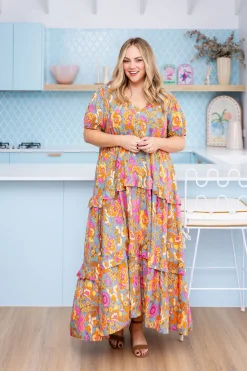 Proud Poppy Clothing Dhalia Maxi Dress Discount