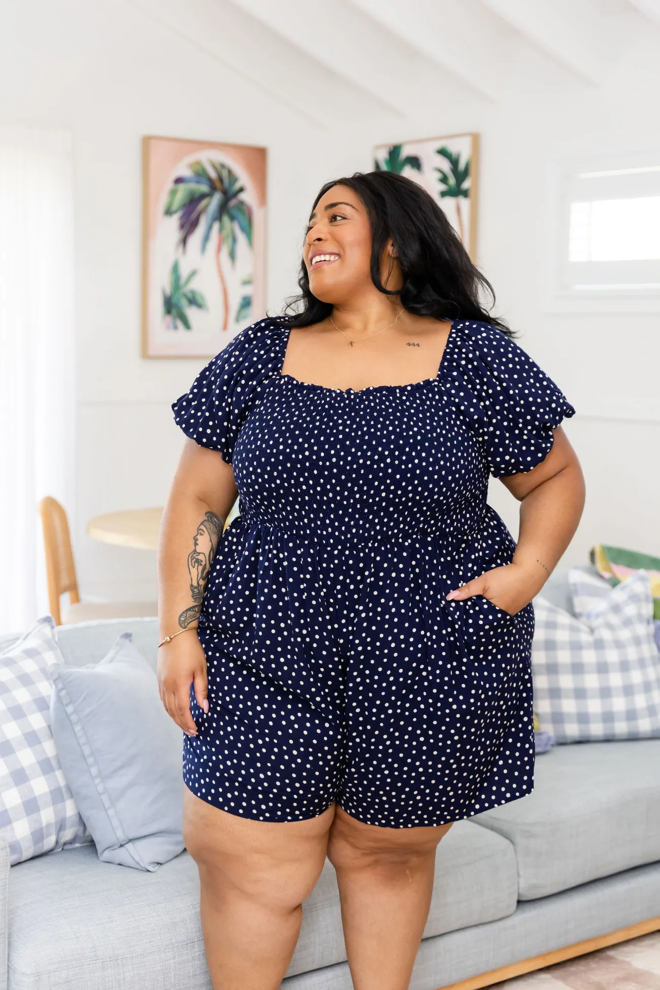 Proud Poppy Clothing Emily Playsuit in Navy Sale
