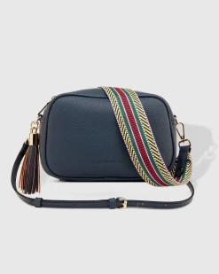 Proud Poppy Clothing Jacinta Eddie Crossbody Bag in Steel Blue by Louenhide SteelBluebyLouenhide Clearance