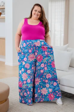 Proud Poppy Clothing Larsa Pants in Paisley Floral PaisleyFloral Hot