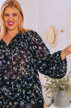 Proud Poppy Clothing Annie Floral Long Sleeve Top Best