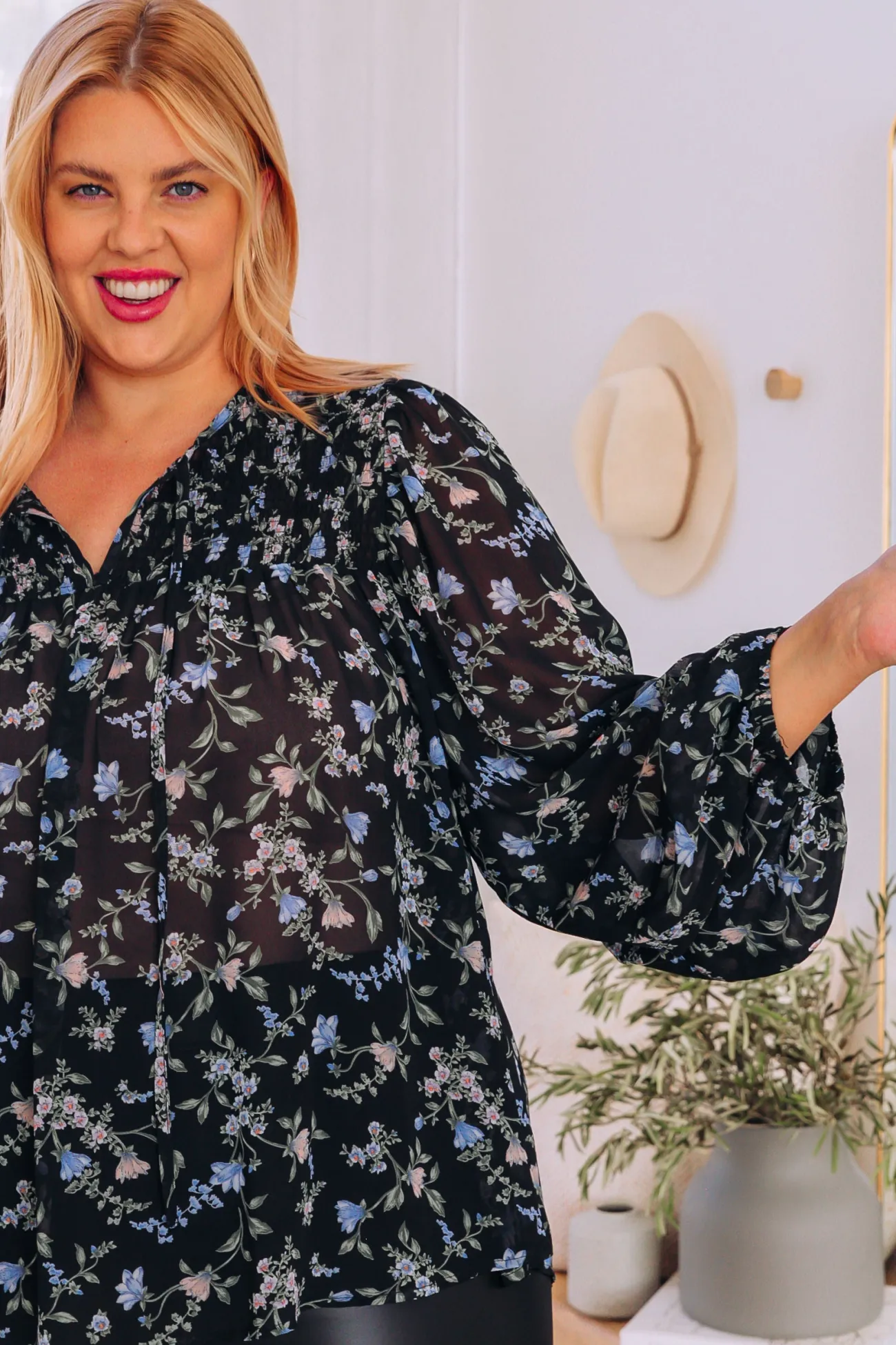 Proud Poppy Clothing Annie Floral Long Sleeve Top Best