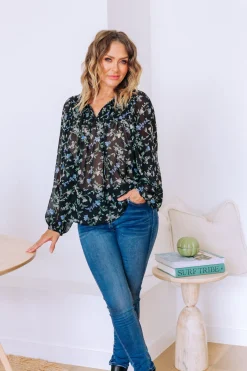 Proud Poppy Clothing Annie Floral Long Sleeve Top Best