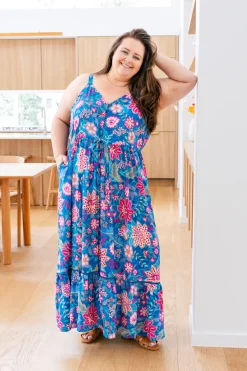 Proud Poppy Clothing April Maxi Dress in Paisley Floral PaisleyFloral Discount