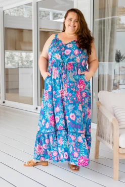 Proud Poppy Clothing April Maxi Dress in Paisley Floral PaisleyFloral Discount