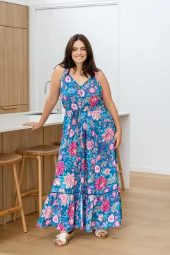 Proud Poppy Clothing April Maxi Dress in Paisley Floral PaisleyFloral Discount