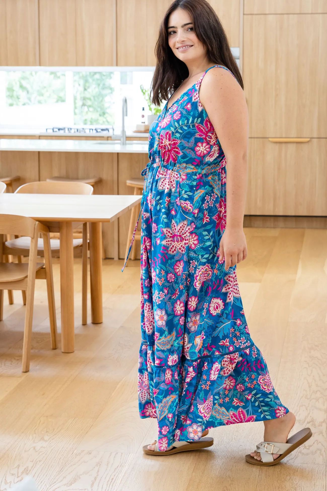 Proud Poppy Clothing April Maxi Dress in Paisley Floral PaisleyFloral Discount