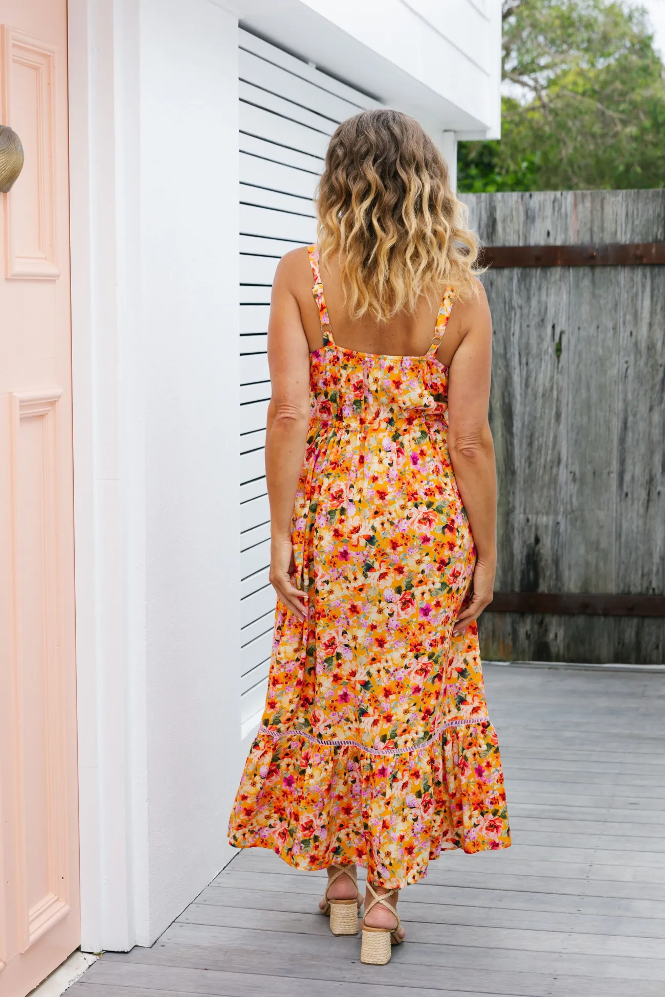 Proud Poppy Clothing April Maxi Dress in Sunshine Floral SunshineFloral Best