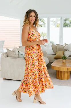 Proud Poppy Clothing April Maxi Dress in Sunshine Floral SunshineFloral Best