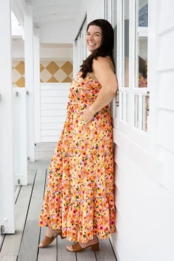 Proud Poppy Clothing April Maxi Dress in Sunshine Floral SunshineFloral Best