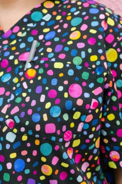 Proud Poppy Clothing Audrey Scrubs in Black Pebble by Kasey Rainbow Sale