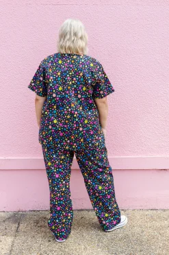 Proud Poppy Clothing Audrey Scrubs in Black Pebble by Kasey Rainbow Sale