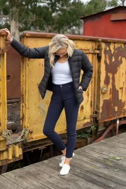 Proud Poppy Clothing Austin Ultra Stretch Jean Pants in Navy Sale