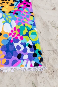 Proud Poppy Clothing Beach Towel in Kasey Swim by Kasey Rainbow Sale