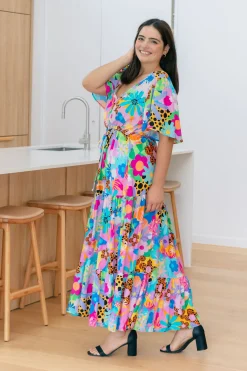 Proud Poppy Clothing Bonnie Dress in Floral Fancy by Kasey Rainbow Best