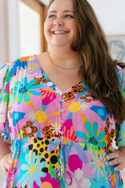Proud Poppy Clothing Bonnie Dress in Floral Fancy by Kasey Rainbow Best