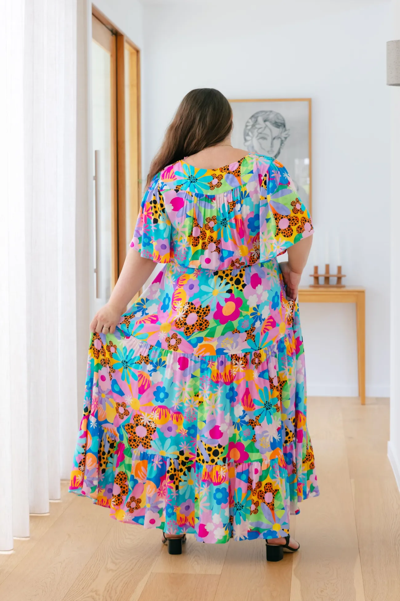 Proud Poppy Clothing Bonnie Dress in Floral Fancy by Kasey Rainbow Best