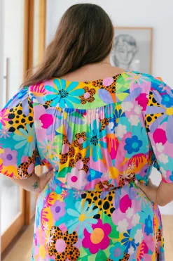 Proud Poppy Clothing Bonnie Dress in Floral Fancy by Kasey Rainbow Best