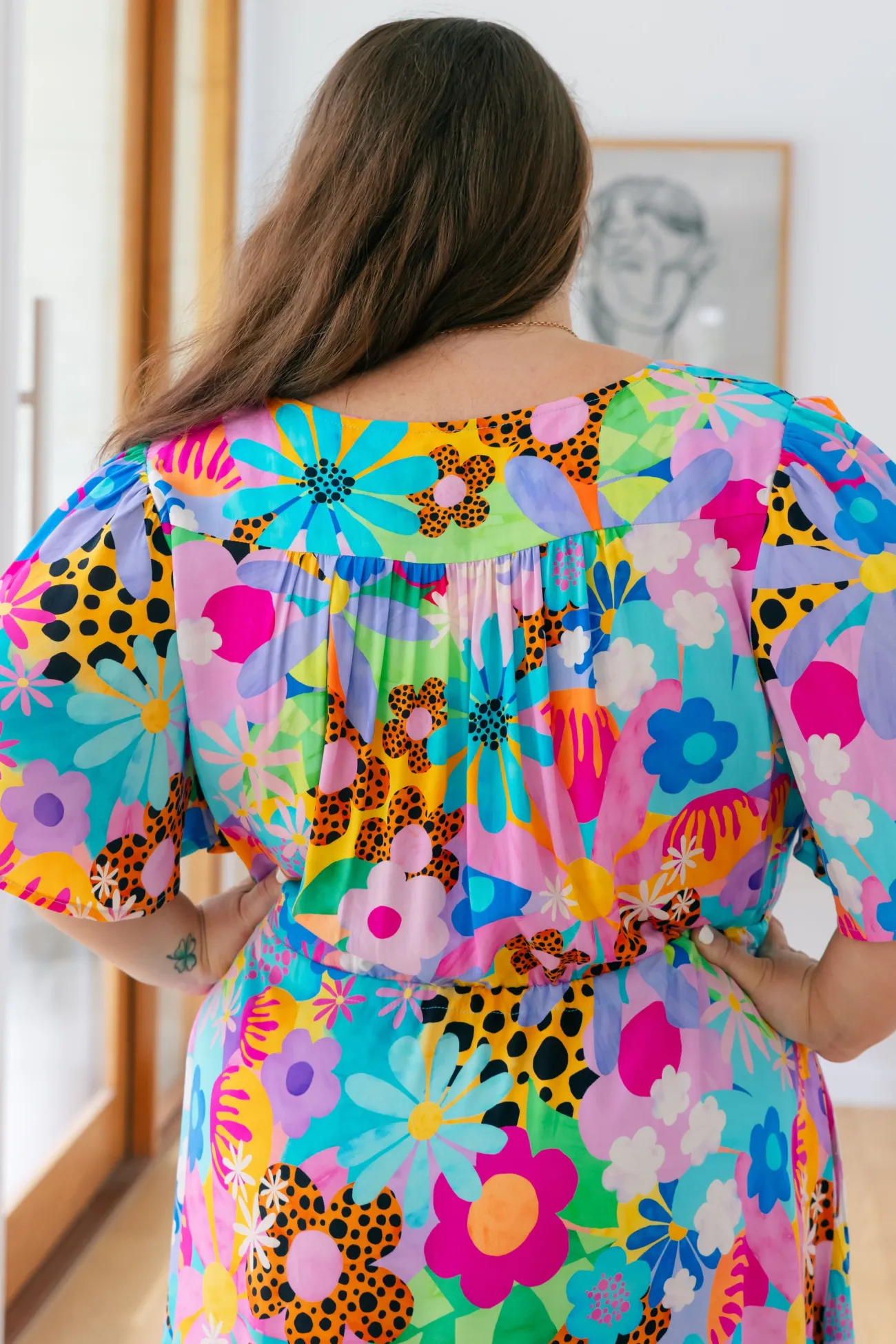 Proud Poppy Clothing Bonnie Dress in Floral Fancy by Kasey Rainbow Best