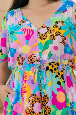 Proud Poppy Clothing Bonnie Dress in Floral Fancy by Kasey Rainbow Best