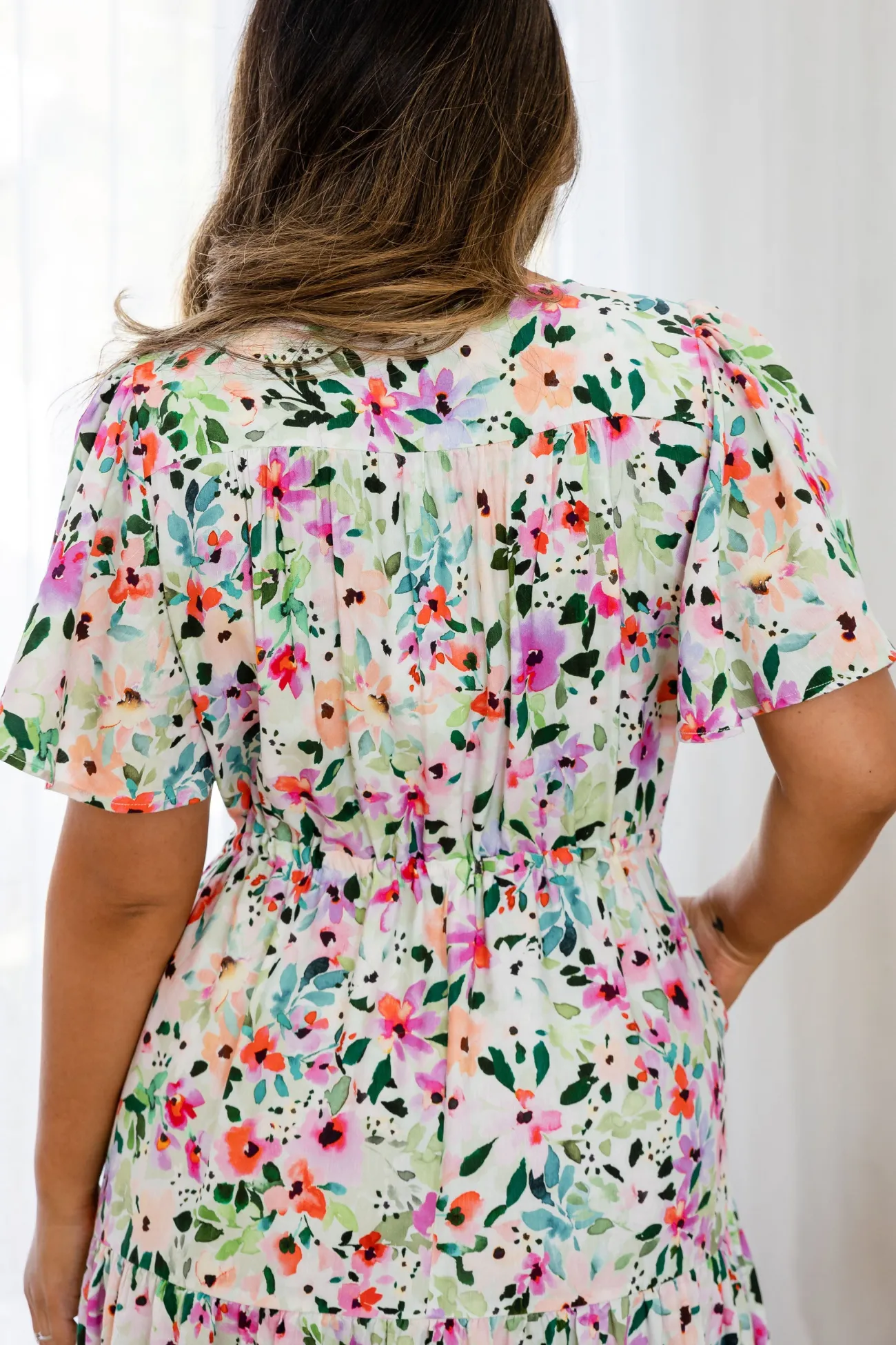 Proud Poppy Clothing Bonnie Linen Blend Maxi Dress in Rose Fleur RoseFleur Online