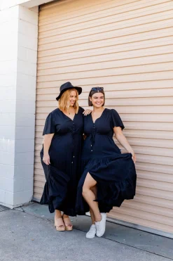 Proud Poppy Clothing Bonnie Maxi Dress in Black Fashion