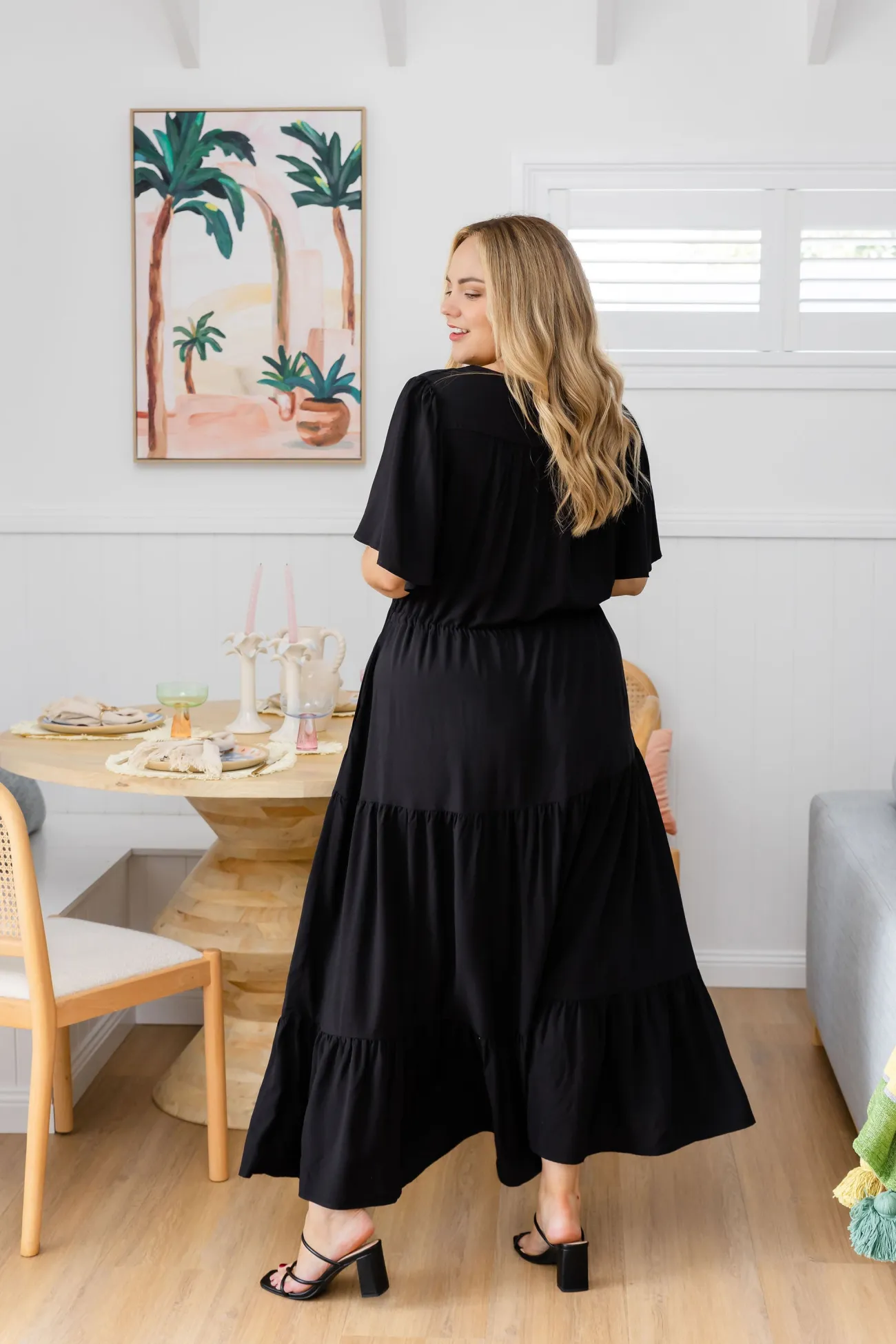 Proud Poppy Clothing Bonnie Maxi Dress in Black Fashion