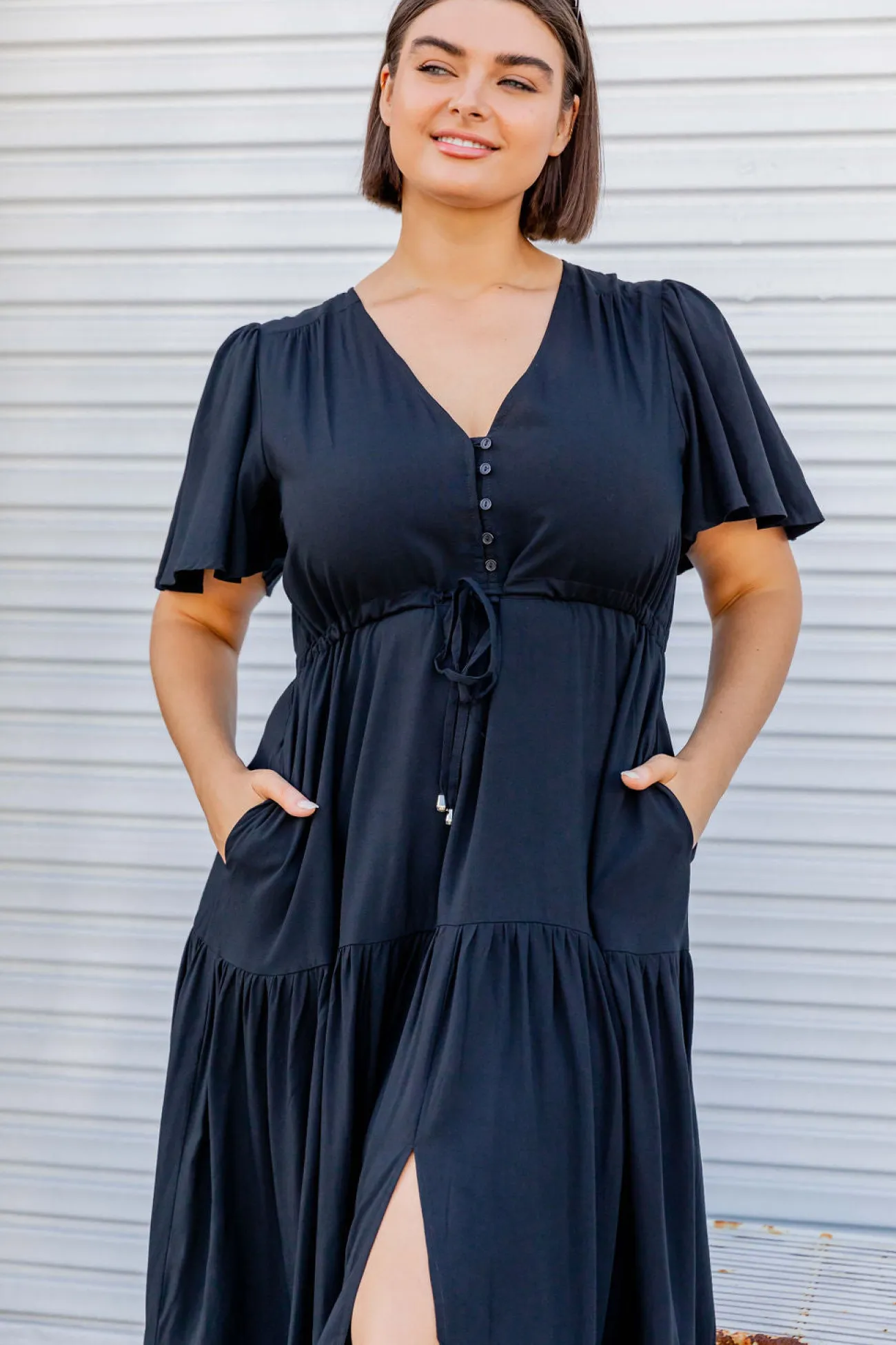 Proud Poppy Clothing Bonnie Maxi Dress in Black Fashion
