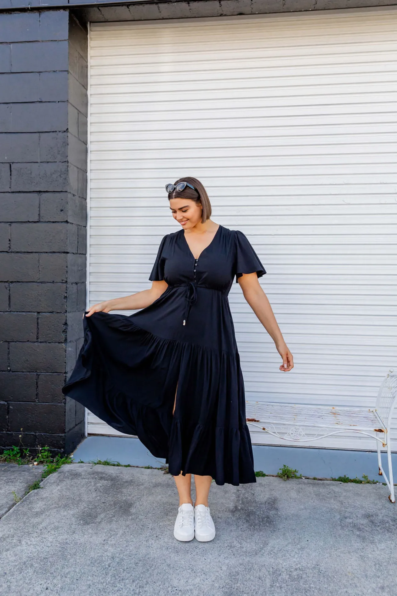 Proud Poppy Clothing Bonnie Maxi Dress in Black Fashion