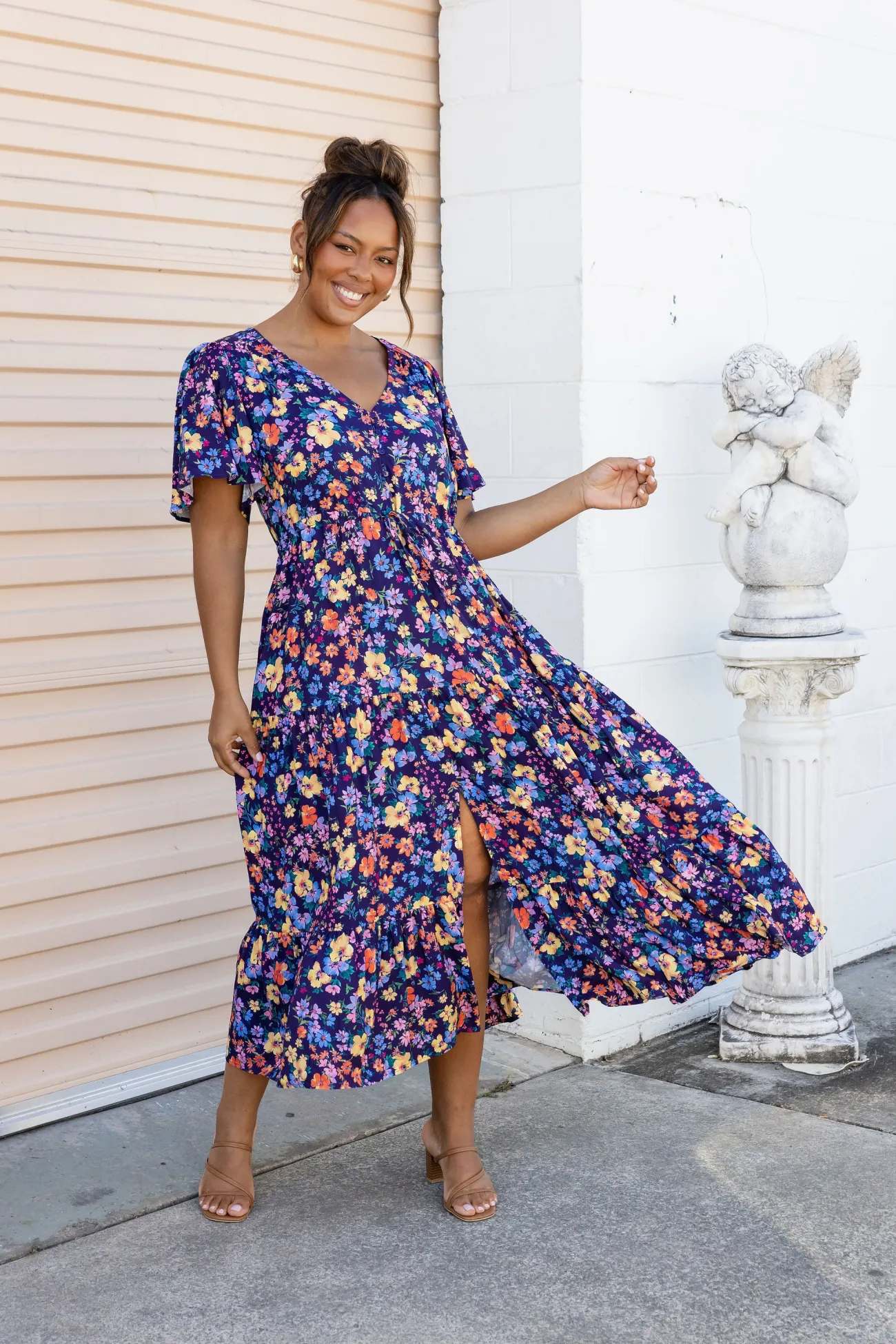 Proud Poppy Clothing Bonnie Maxi Dress in Posie New