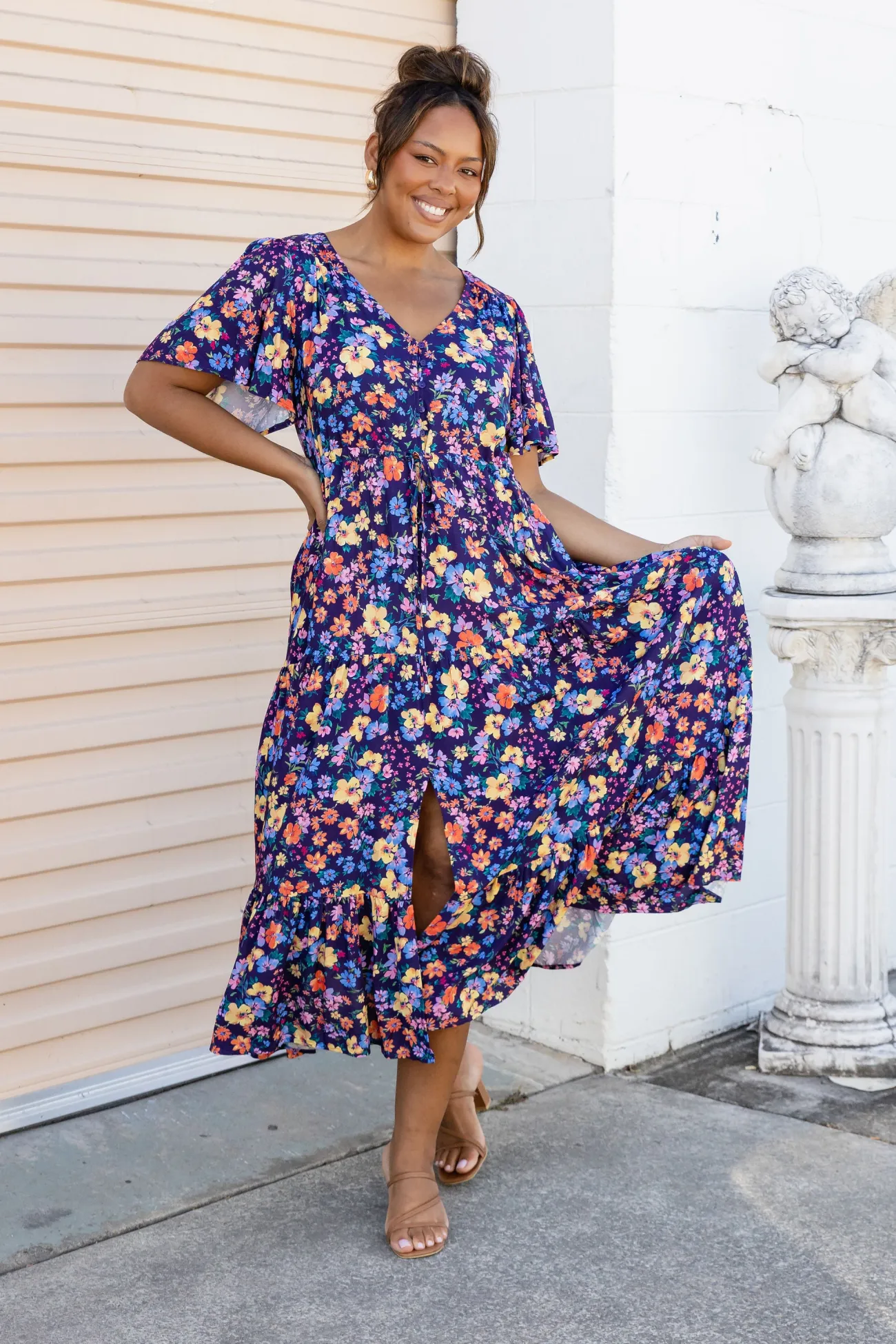 Proud Poppy Clothing Bonnie Maxi Dress in Posie New