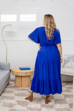 Proud Poppy Clothing Bonnie Maxi Dress in Royal Blue RoyalBlue Clearance
