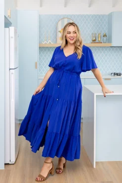 Proud Poppy Clothing Bonnie Maxi Dress in Royal Blue RoyalBlue Clearance