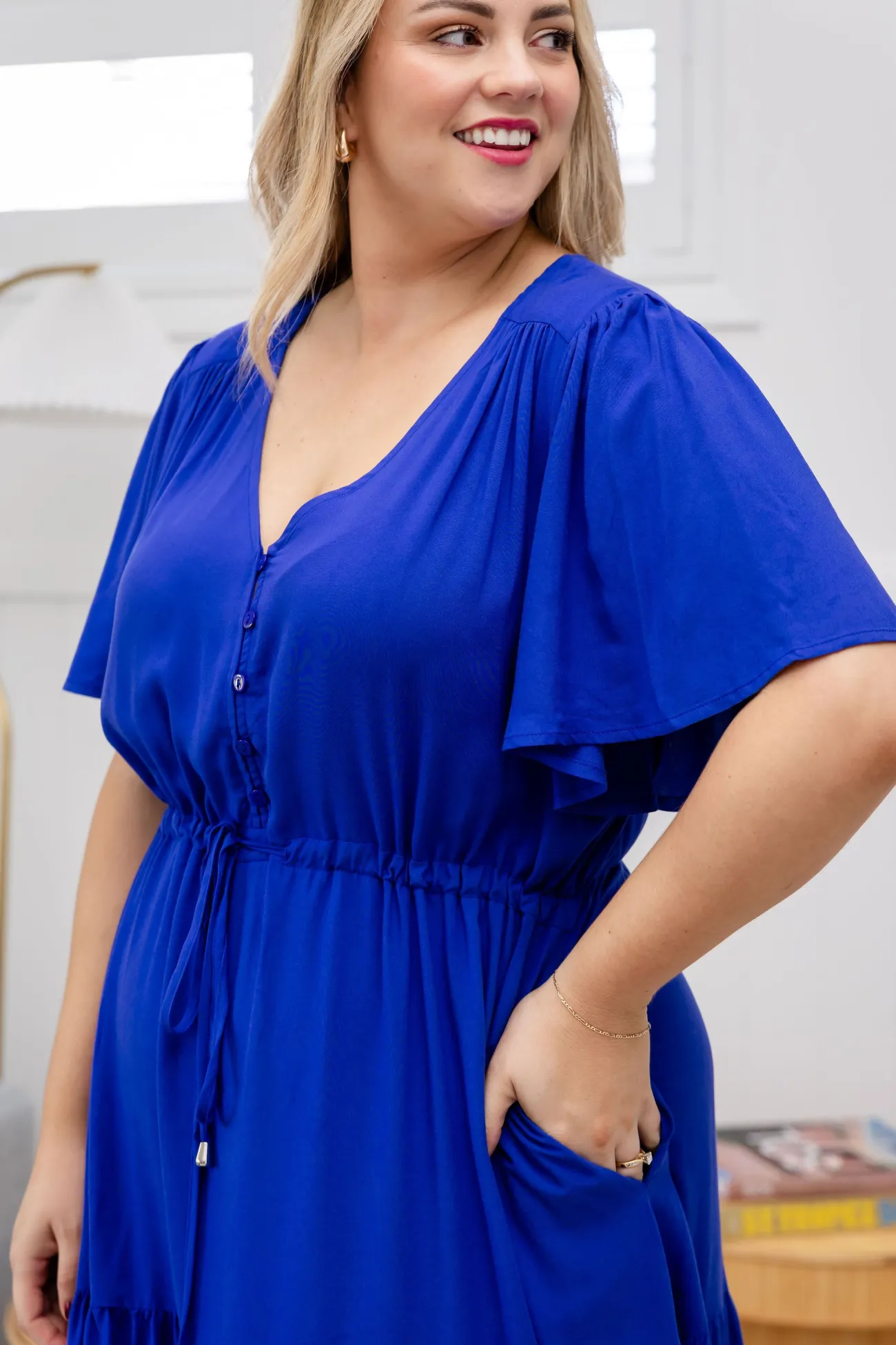 Proud Poppy Clothing Bonnie Maxi Dress in Royal Blue RoyalBlue Clearance