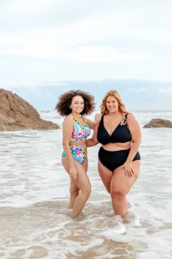 Proud Poppy Clothing Burleigh Bikini Top in Black Hot