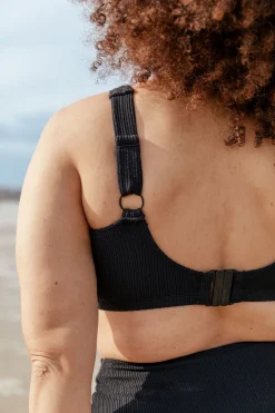 Proud Poppy Clothing Burleigh Bikini Top in Black Hot
