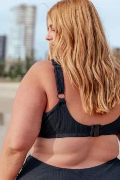 Proud Poppy Clothing Burleigh Bikini Top in Black Hot