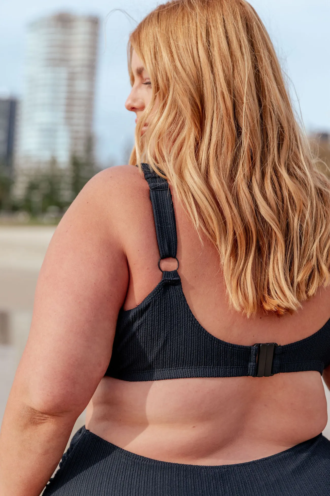 Proud Poppy Clothing Burleigh Bikini Top in Black Hot