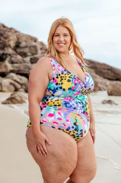 Proud Poppy Clothing Burleigh Tankini Top in Kasey Swim by Kasey Rainbow Discount