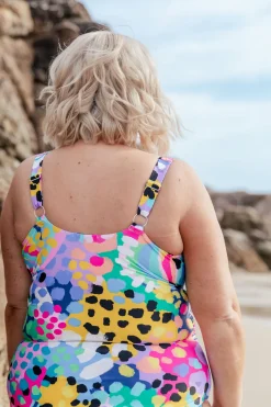 Proud Poppy Clothing Burleigh Tankini Top in Kasey Swim by Kasey Rainbow Discount