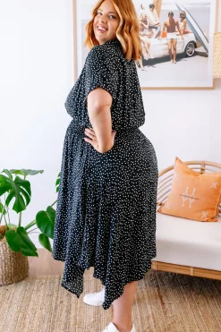 Proud Poppy Clothing Cameron Dress in Black & White Black&White Discount