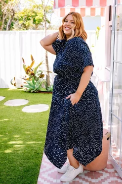 Proud Poppy Clothing Cameron Dress in Navy Online