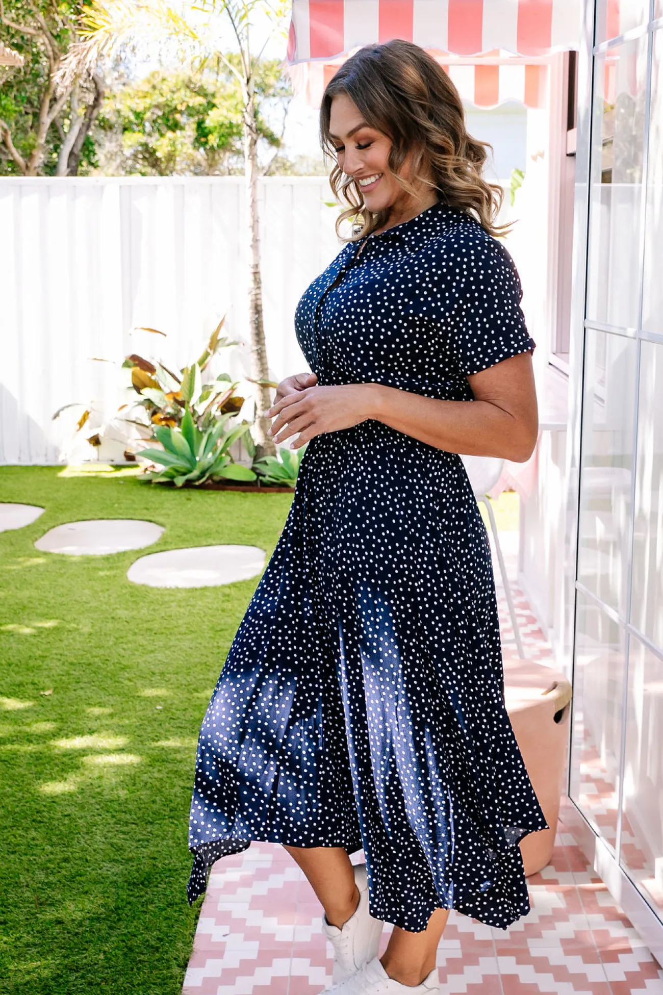 Proud Poppy Clothing Cameron Dress in Navy Online