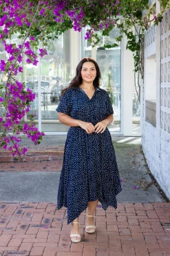 Proud Poppy Clothing Cameron Dress in Navy Online