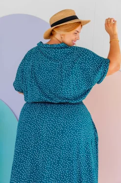 Proud Poppy Clothing Cameron Dress in Teal Discount