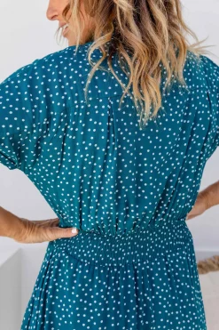 Proud Poppy Clothing Cameron Dress in Teal Discount