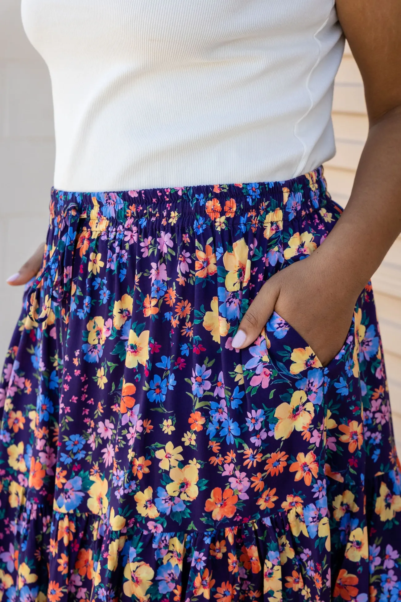 Proud Poppy Clothing Carrie Maxi Skirt in Posie Clearance