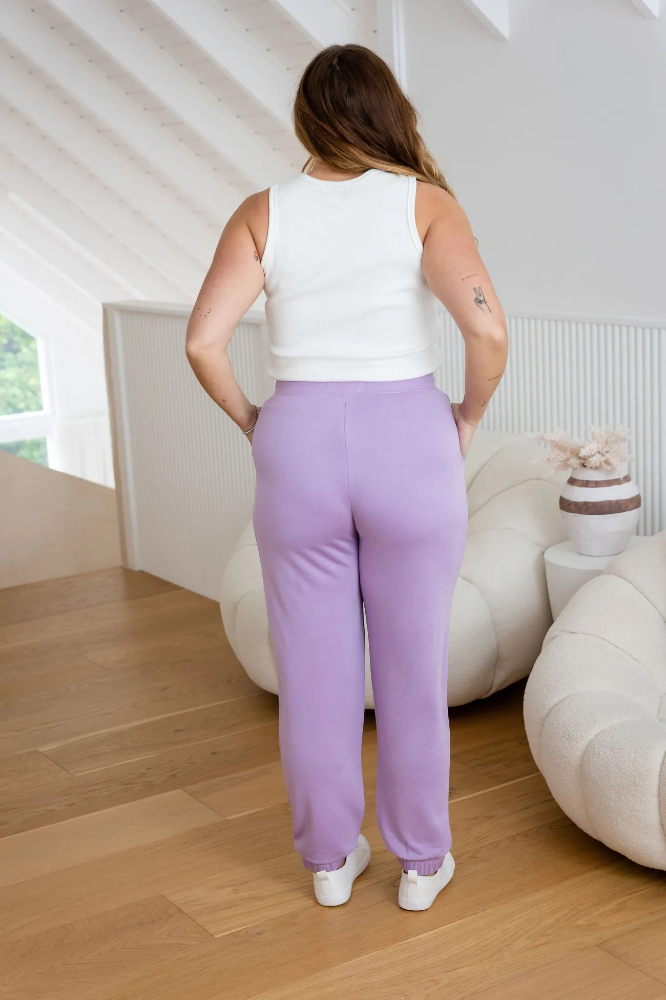 Proud Poppy Clothing Cassie Modal Blend Lounge Pants in Lavender Online
