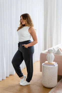 Proud Poppy Clothing Cassie Modal Blend Lounge Pants in Shadow Best