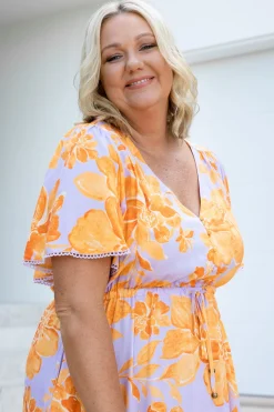 Proud Poppy Clothing Charlize Dress in Honey Bloom HoneyBloom Online